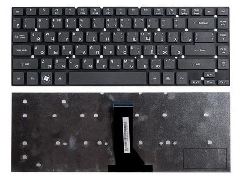 купить Keyboard Acer Aspire V3-471 V3-431 V3-472 E1-410 E1-422 E1-432 E1-470 E1-472 ES1-511 E5-411 E5-421 E5-471 3830 4755 4830 w/o frame ENG. Black в Кишинёве 