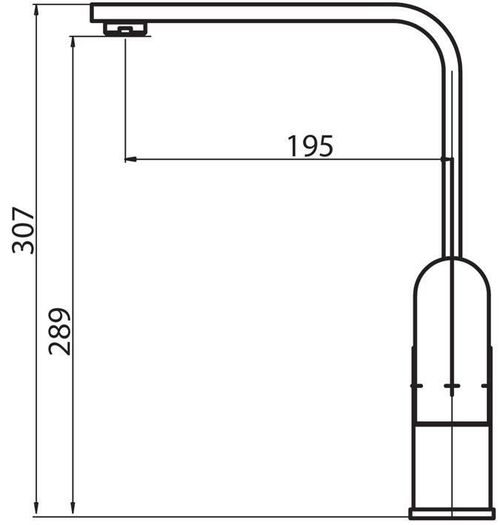cumpără Bateria bucătărie Helika-AquaSanita 2083-001 Signa Chrome în Chișinău 