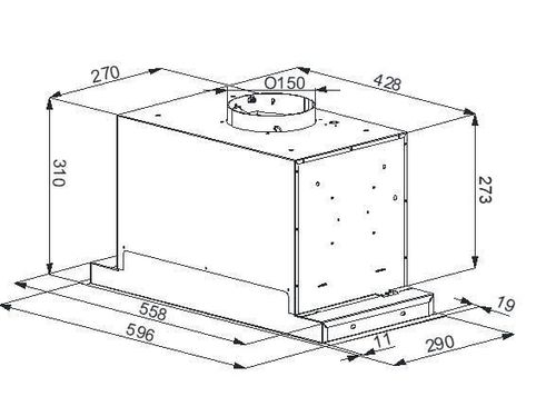 купить Вытяжка Backer Neron 60 Touch BL в Кишинёве 