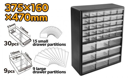 cumpără Sistem de depozitare a instrumentelor Tolsen Organizator plastic 39 sertare (80180) în Chișinău 