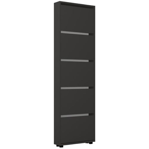 купить Полка для обуви Mobildor-Lux Leo Slim 60x16x203H cm Anthracite в Кишинёве 