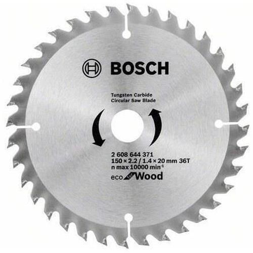 купить Диск отрезной Bosch 2608644371 Диск по дереву ECO 150x2.2/1.4x20 36 зубьев в Кишинёве 