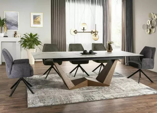 купить Стол Signal Bonucci (200-250)*98 ceram.bial statuar/orz в Кишинёве 