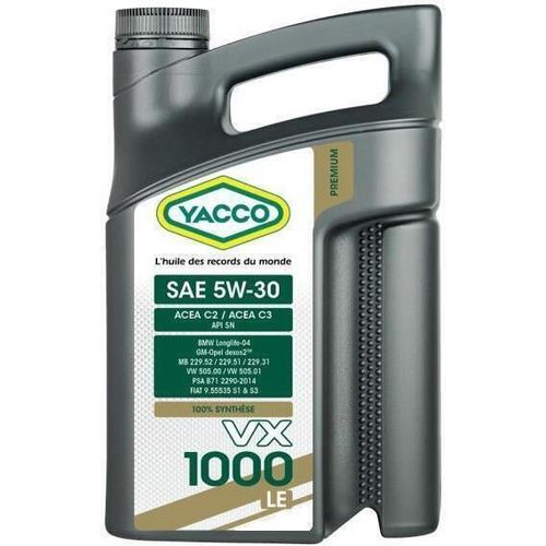 cumpără Ulei Yacco VX 1000 LE 5W30 5L în Chișinău 