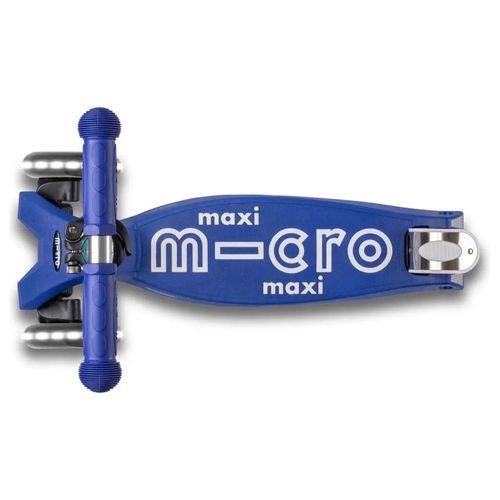 Самокат Micro Maxi Deluxe LED Blue White 