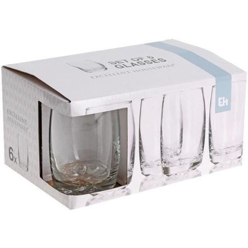 купить Посуда для напитков Excellent Houseware 20847 6 шт, 250ml, 10.5cm в Кишинёве 