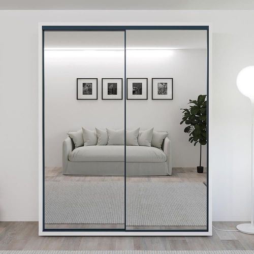 cumpără Dulap Bayro Parma 1800x2250x600 белый, купе în Chișinău 