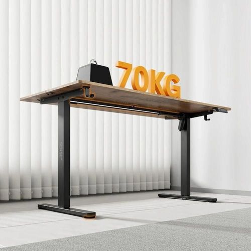 купить Офисный стол Sense7 Nojo Light 140x70 Dark Brown в Кишинёве 