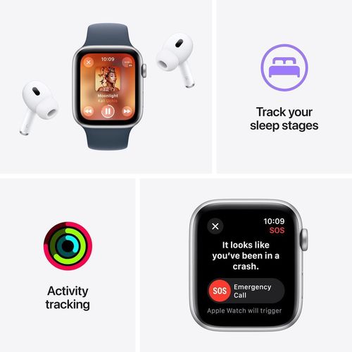 cumpără Ceas inteligent Apple Watch SE 2023 GPS 40mm Midnight MRE03 în Chișinău 