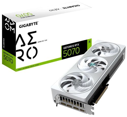 купить Видеокарта Gigabyte GeForce RTX™ 5070 AERO OC 12G / 12GB GDDR7 в Кишинёве 