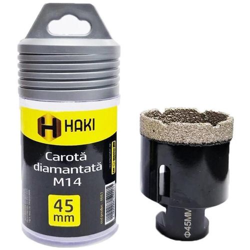 cumpără Set de tubulare, bite, duze Haki 4663 Carotă diamantată M14 Ø45mm în Chișinău 