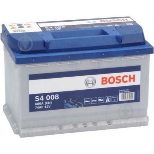 купить Автомобильный аккумулятор Bosch S4 12V 74Ah 680EN 278x175x190 -/+ (0092S40080) в Кишинёве 
