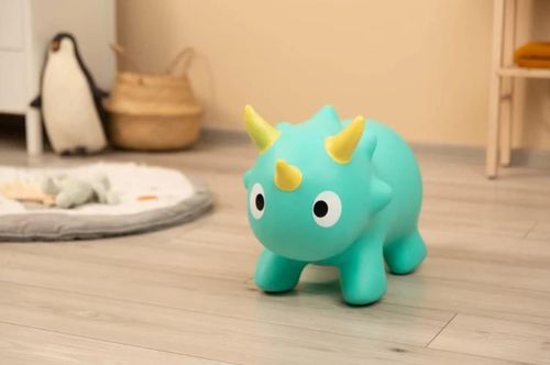 купить Детское кресло-качалка Toyz 20841 Прыгунок Dinu Синий в Кишинёве 