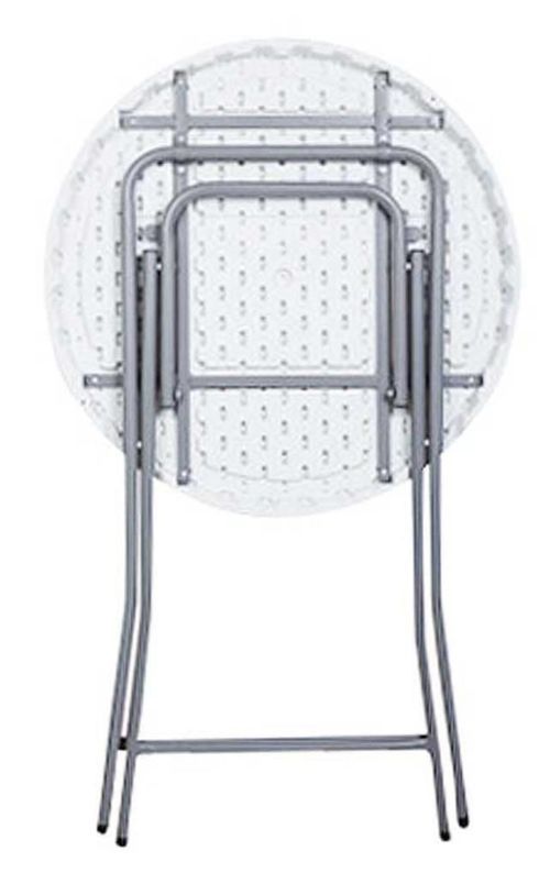 купить Мебель для кемпинга Home It 87734 masa pliabila Cocktail White 80x110cm в Кишинёве 