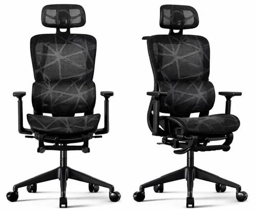 cumpără Fotoliu de birou Nex Home Extra Black (ergonomic) în Chișinău 