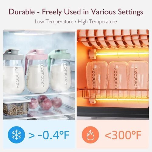 купить Контейнер для хранения пищи Momcozy GP001-GE00NB-A Recipient pentru stocarea laptelui Grey в Кишинёве 