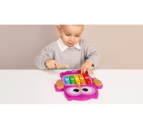 cumpără Jucărie muzicală Kids Hits KH20/019 Деревянный ксилофон owl în Chișinău 