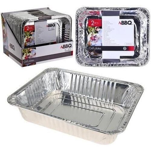 cumpără Produs pentru picnic Promstore 38063 Формы алюминиевые BBQ 2шт, 32x26x6cm în Chișinău 