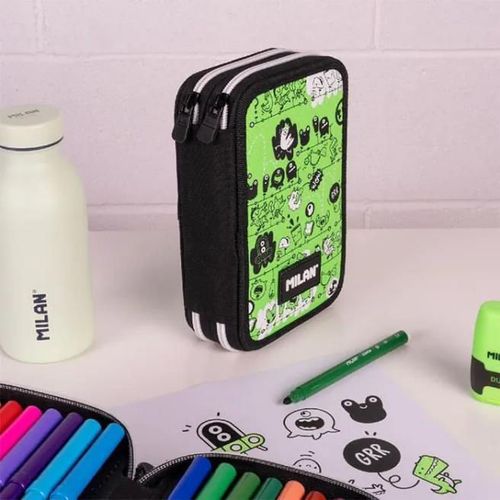 купить Школьный пенал Milan 081264TN2 Penar Tandem (2 compart., echipat) в Кишинёве 