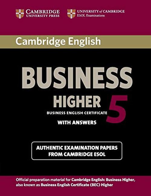 купить Cambridge English Business 5 Higher	Student Book with Answers в Кишинёве 