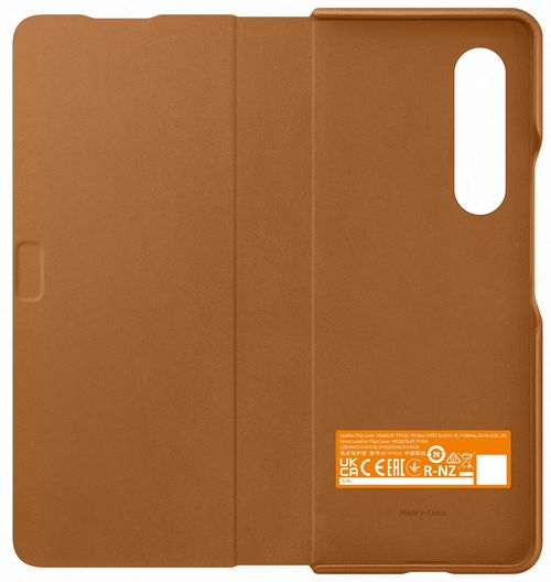 купить Чехол для смартфона Samsung EF-FF926 Leather Flip Cover Q2 Camel в Кишинёве 