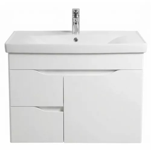 купить Шкаф под умывальник Mashtab 11892 Print cu 2 sertare+usa 80cm Alb в Кишинёве 