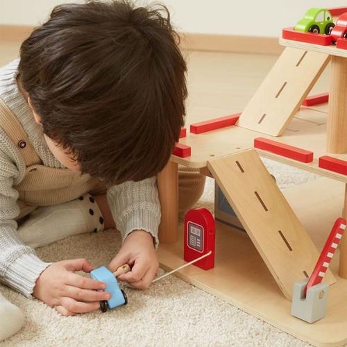 cumpără Jucărie PolarB 44763 Set de joc din lemn Parcare-garaj în Chișinău 