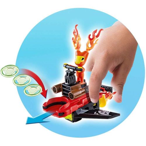 cumpără Set de construcție Playmobil PM6835 Firebot with Disc Shoot în Chișinău 