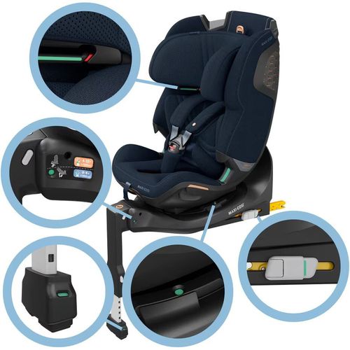 купить Автокресло Maxi Cosi 8621477110 Emerald 360 Pro, Autentic Blue в Кишинёве 