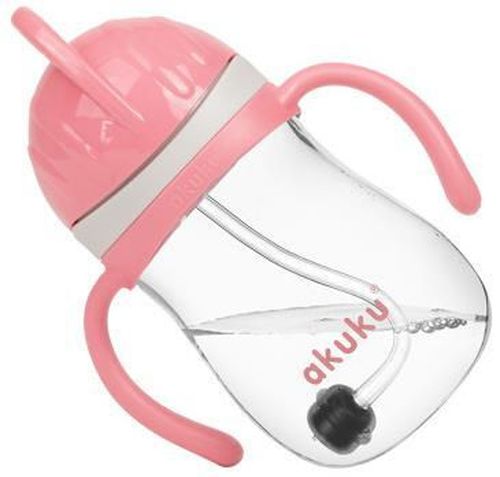 cumpără Cană cu pai Akuku A0676 Weighted Straw Pink în Chișinău 