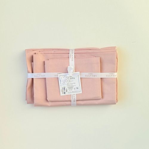 Хлопковый комплект для кроватки Legante Bebe Pink (120х60 см) 