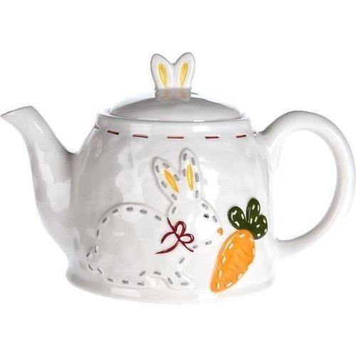 купить Чайник заварочный Promstore 43791 Кролик с морковкой 22сm, керамика в Кишинёве 