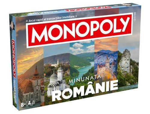 cumpără Joc educativ de masă Winning Moves WM04757-ROM-6 Monopoly, Minunata Românie (ro) în Chișinău 