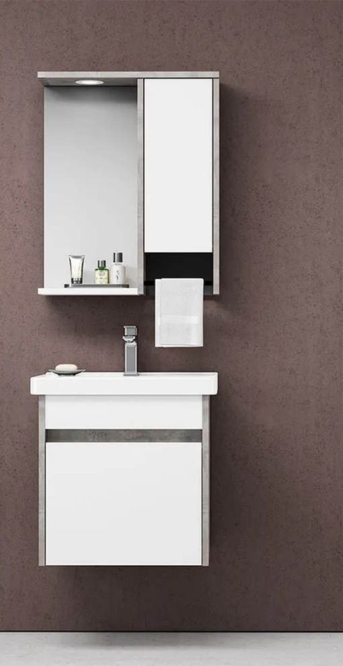 купить Зеркало для ванной Orka Зеркало Aydos 55 Silver в Кишинёве 