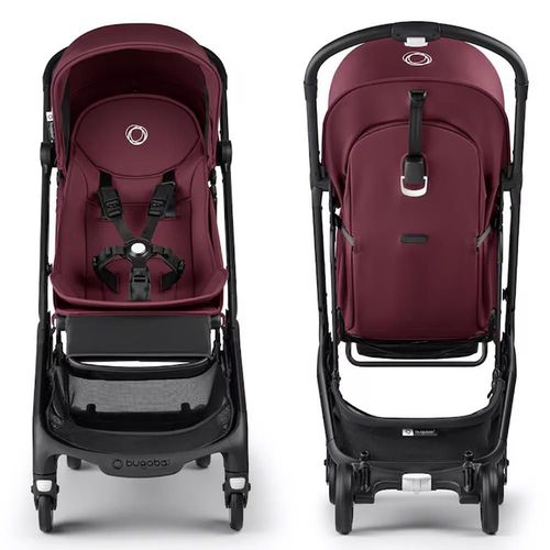 купить Детская коляска Bugaboo BG100025046 Butterfly Black/Dark Cherry в Кишинёве 