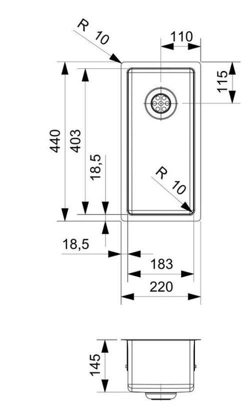 cumpără Chiuvetă bucătărie Reginox R39373 New York 18x40 Copper II în Chișinău 