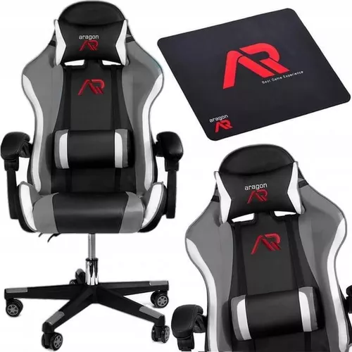 cumpără Fotoliu de birou Jumi ARAGON (gri/negru/alb) în Chișinău 