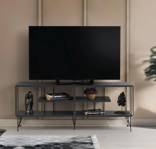 купить Тумба напольная для TV Trendy Eze, Antracit 120x44x30cm в Кишинёве 