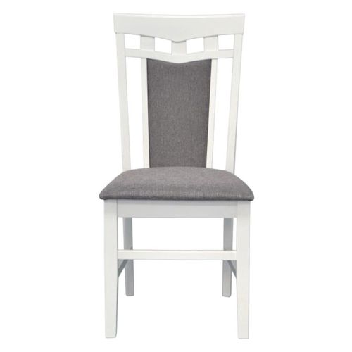 cumpără Scaun Evelin di Costacurta Deepa R White (Обивка- NV-10 WP grey) în Chișinău 