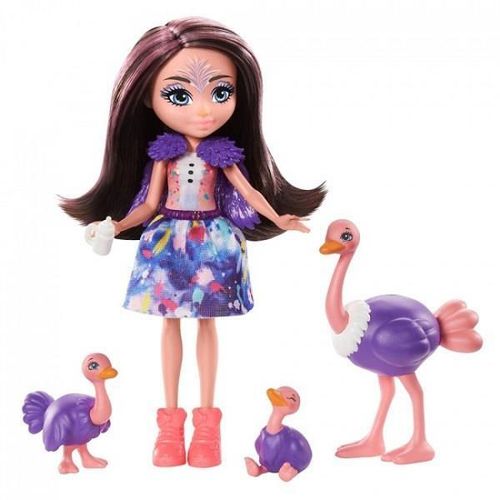 cumpără Păpușă Mattel K-GTM32 Set Familia Struțului Ofelia în Chișinău 