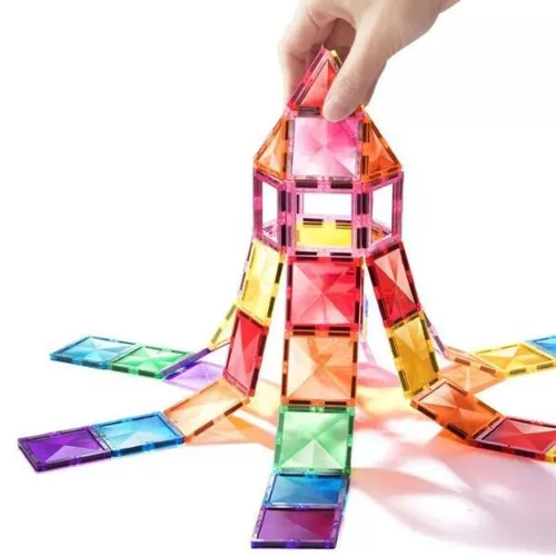 cumpără Set de construcție Mideer MD1141 Set multicolor de construcție magnetic, 100 buc. în Chișinău 