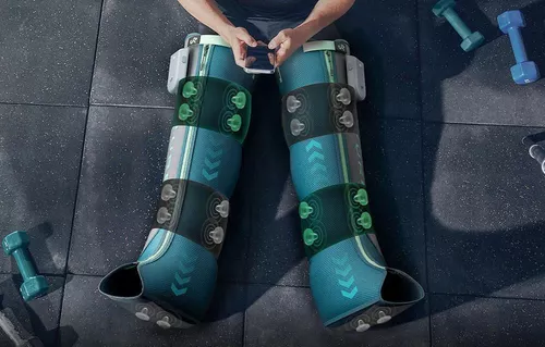 купить Массажер электрический Urevo Smart Wireless Recovery Boots, Green (UCRM003) в Кишинёве 