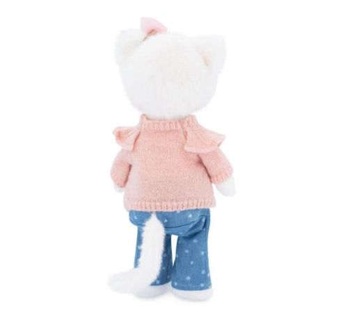 купить Мягкая игрушка Orange Toys LK01/01 Lucky Kitty, Lucky Sophie: Denim Hearts 38 в Кишинёве 