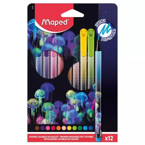 купить Набор для творчества Maped 844403 Liner Deepsea Paradise, 0.8mm, 12 culori в Кишинёве 