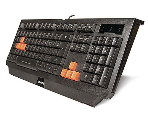 cumpără Gaming Keyboard SVEN Challenge 9300 black, 3 variable backlight colors, USB, gamer (tastatura/клавиатура), www în Chișinău 