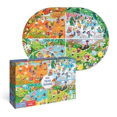 купить Головоломка Dodo 300607 Puzzle educativ: Anotimpurile anului, 100el в Кишинёве 