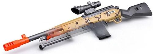 cumpără Armă de jucărie Wenyi WY2103D Accurate cu 12 gloanțe moi, 5 cartușe, ochelari, suport în Chișinău 