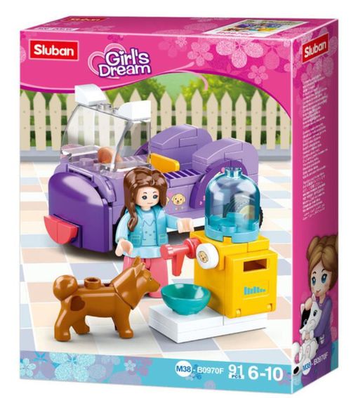 купить Конструктор Sluban B0970 Set de constructie Parc de distractii pentru animale de companie 6 modele 79-91elem. в Кишинёве 