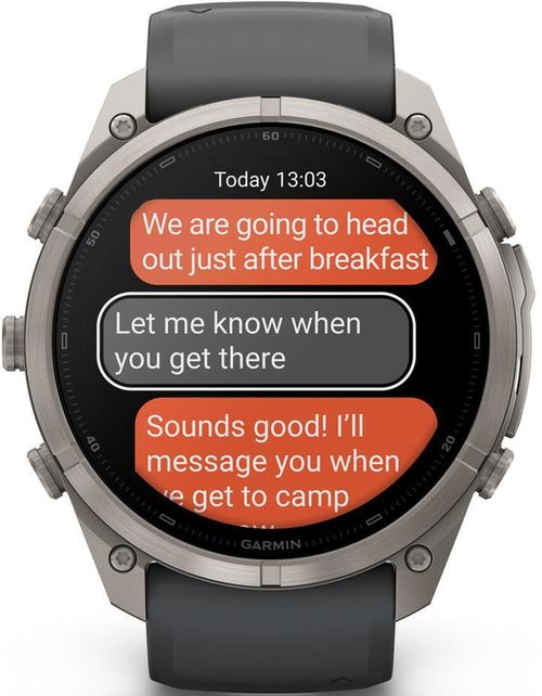 cumpără Ceas inteligent Garmin Fenix 9 Pro, 51mm, inReach,Ti w/Grpht/BkBnd (010-04337-21) în Chișinău 