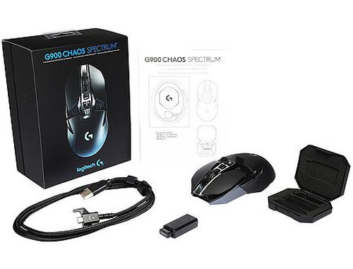 cumpără Logitech G900 Chaos Spectrum Gaming Mouse, RGB Lighting, Buttons: 6-11, Resolution:200–12,000 dp, Connection: Wired/Wireless, 910-004608 (mouse/мышь) în Chișinău 